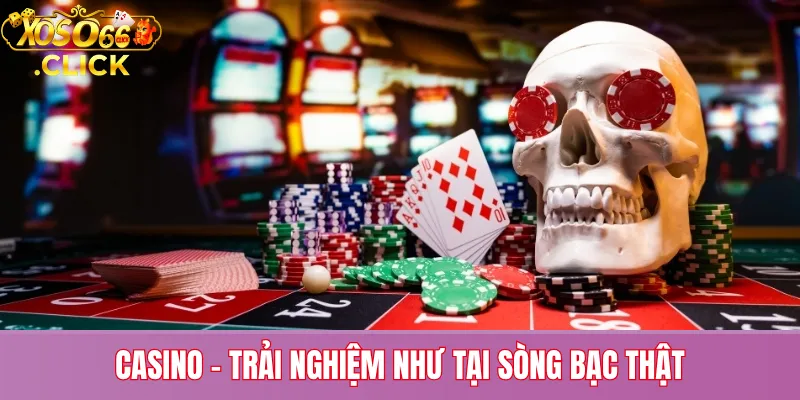 Casino – Trải Nghiệm Như Tại Sòng Bạc Thật